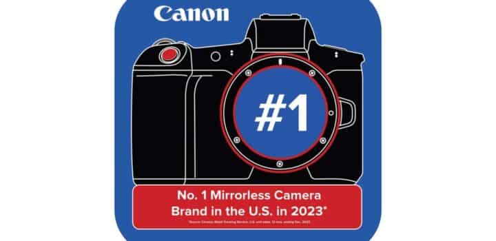 , « Canon est n°1 », vante Canon dans un humble communiqué de presse